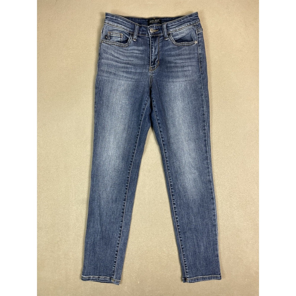 Judy Blue Jeans Womens 26 Blue Mid Rise Classic Slim Fit‎ Stretch Denim